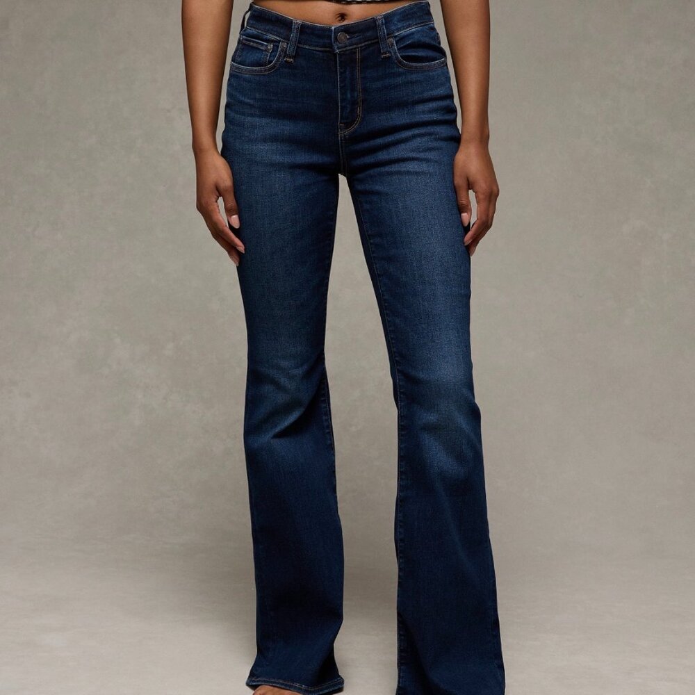 American Eagle, 000, Next Level Super High-Waisted Flare Jean, NEW!!